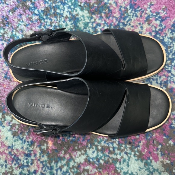 🖤VINCE Shelby Wedge Heel Sandals🖤 - Picture 10 of 16